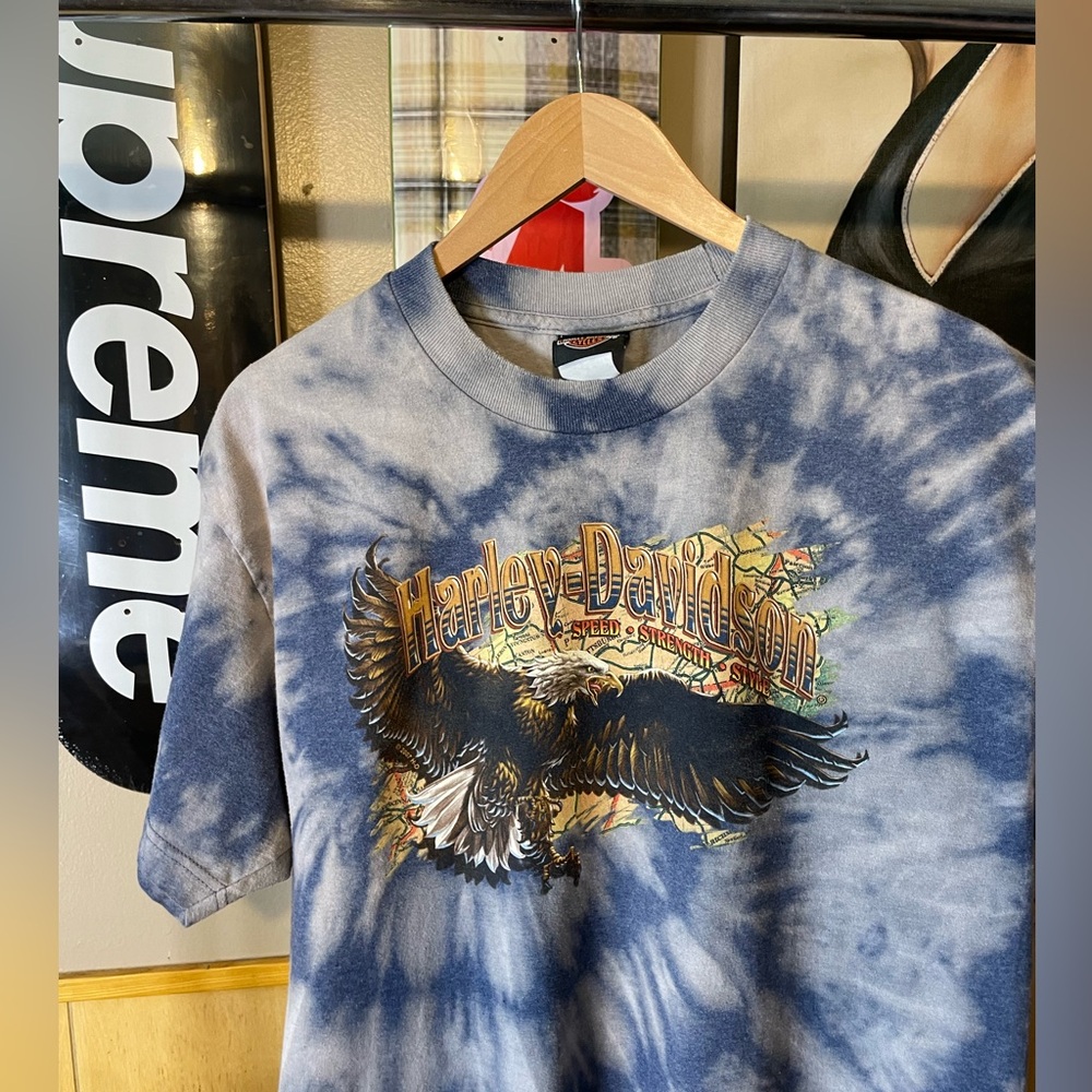 Vintage Las Vegas, Harley Davidson, custom screaming eagle shirt mens size large